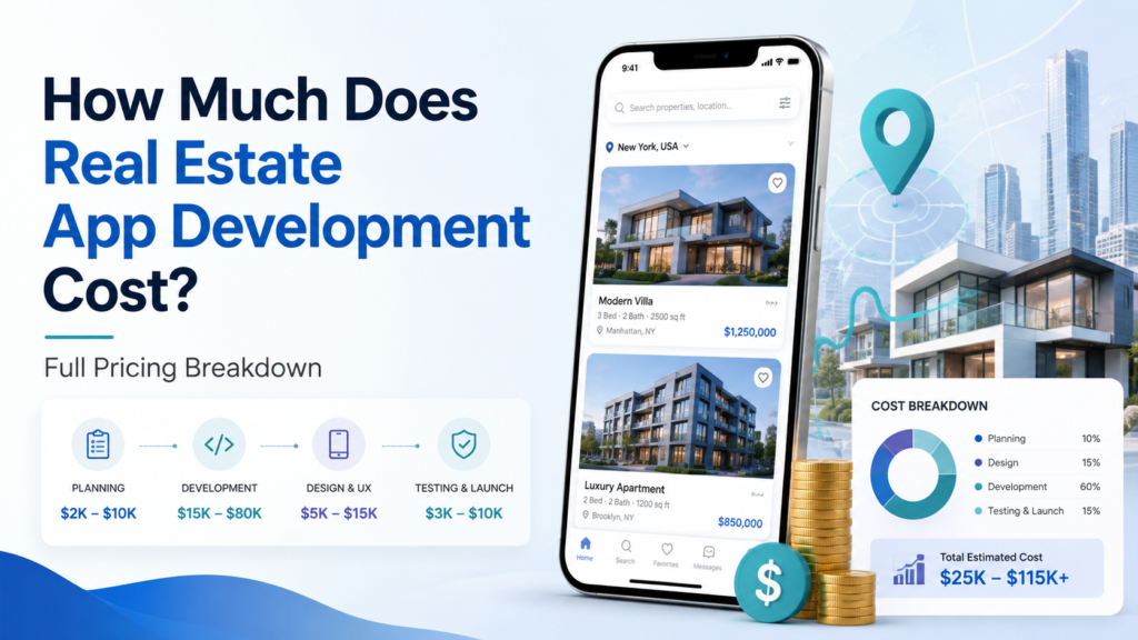 How Much Does Real Estate App Development Cost? Full Pricing Breakdown